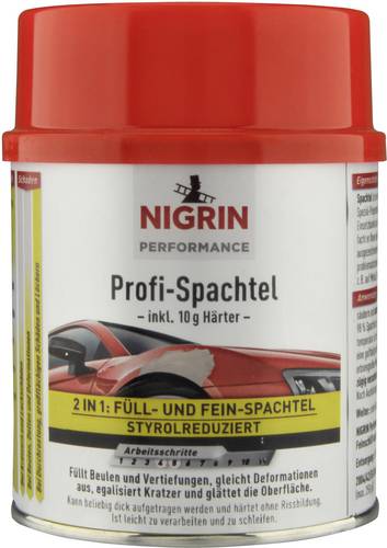 Nigrin Performance 72115 Fein-Spachtel 500g