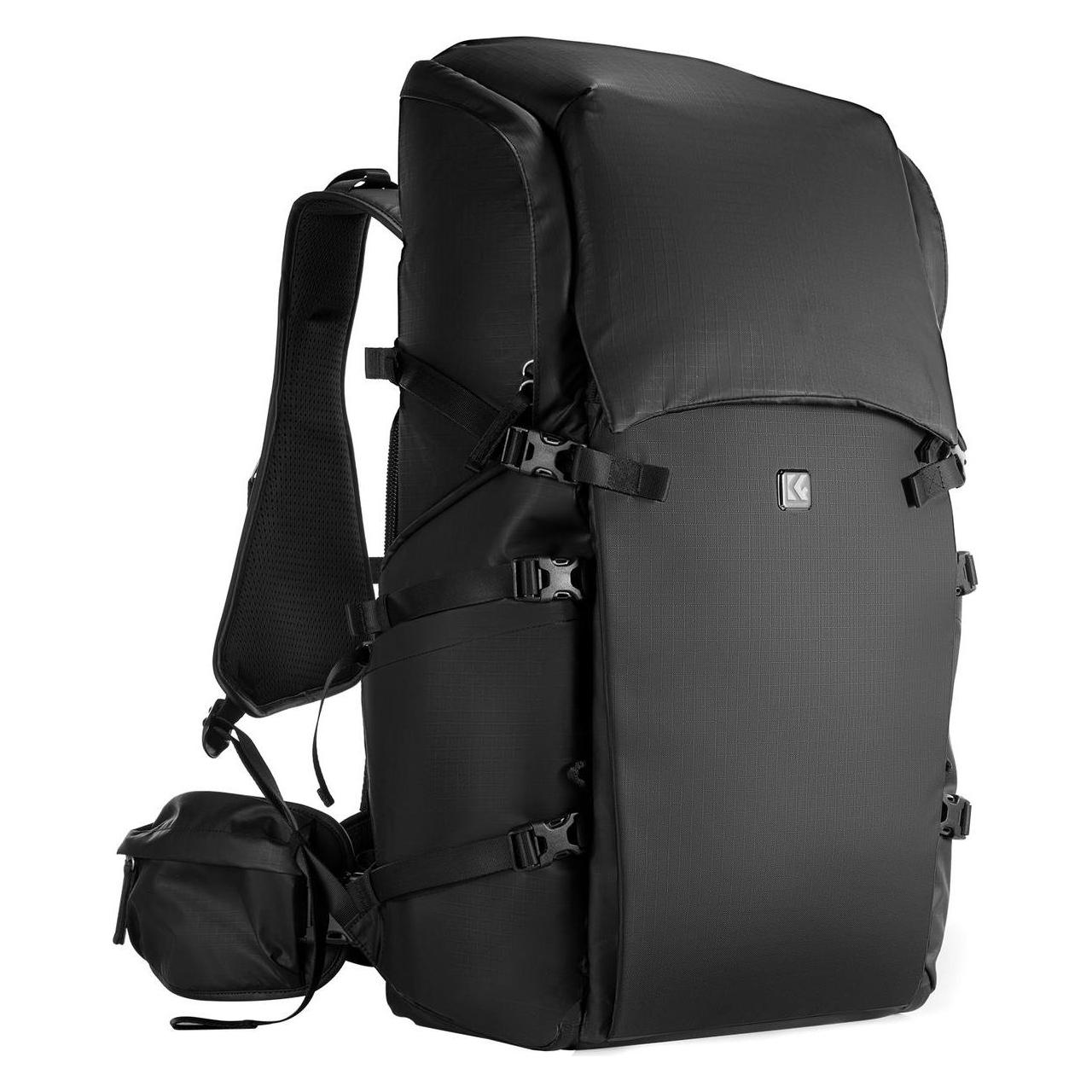 K&F Concept Outdoor Backpack 40L Star Wander 05 (Black) (Fotorucksack, 40 l) (KF13.207V1)