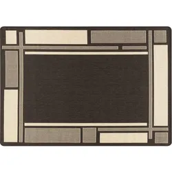 Peyer Syntex Teppich Smilla Bordüre braun 60 x 110 cm