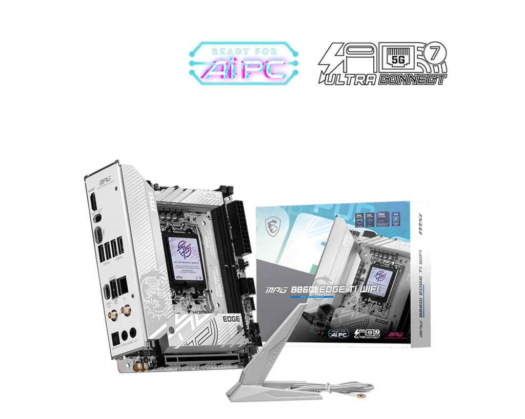 MSI B860I Edge Ti WIFI Mini-ITX Mainboard - Sockel 1851