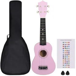 vidaXL Zadenia (Sopran, Soprano), Ukulele, Rosa
