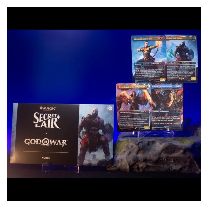 Wizards of the Coast Magic ENG Secret Lair X God Of War: Norse (Englisch, Booster Display) (CAR3054)