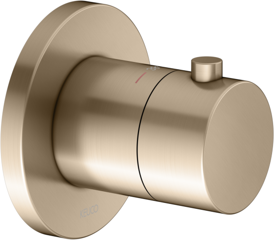 Keuco IXMO Brausethermostat 59553030001 Unterputz Montage, rund, Bronze gebürstet