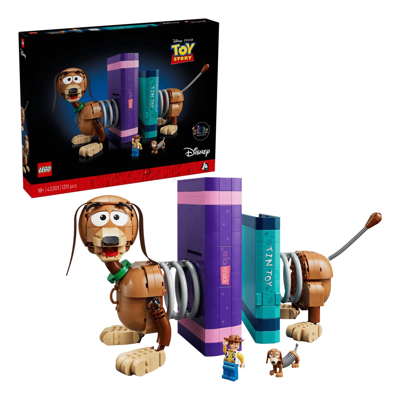 LEGO Disney 43301 Pixar Toy Story Slinky Buchstützen