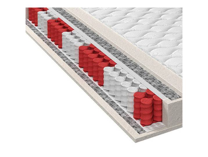 Xora Taschenfederkernmatratze, Weiß, H2, 90x200 cm, Bezug abnehmbar/waschbar, wendbar, atmungsaktiv, alternative Größen erhältlich, Schlafzimmer, Matratzen Shop, Matratzen, Taschenfederkernmatratzen
