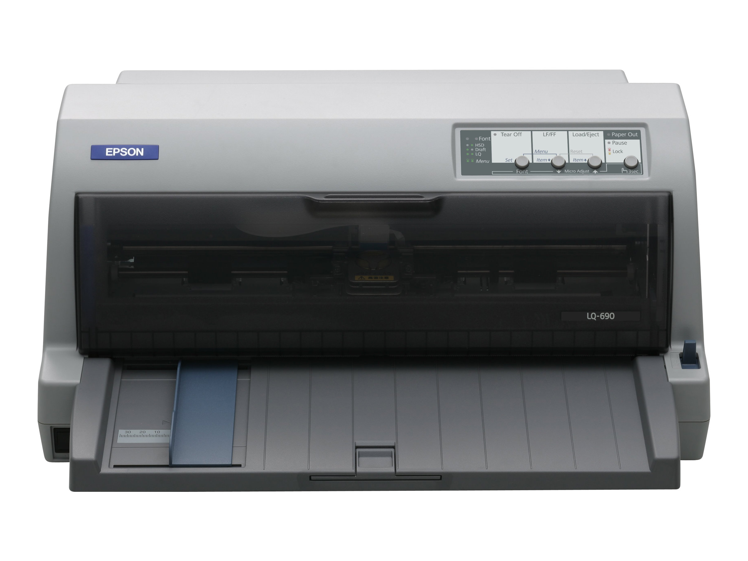 Epson LQ-690, 529 Zeichen pro Sekunde, 360 x 180 DPI, 396 Zeichen pro Sekunde, 132 Zeichen pro Sekunde, 10,12 Zeichen pro Zoll, 7 Kopien