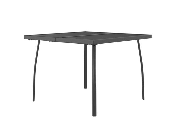 SALE 2026 Table de jardin/Console de jardin - WINWIN - Table salle balcon - anthracite 100x100x72cm Treillis d'acier 16.9 Kg 836055