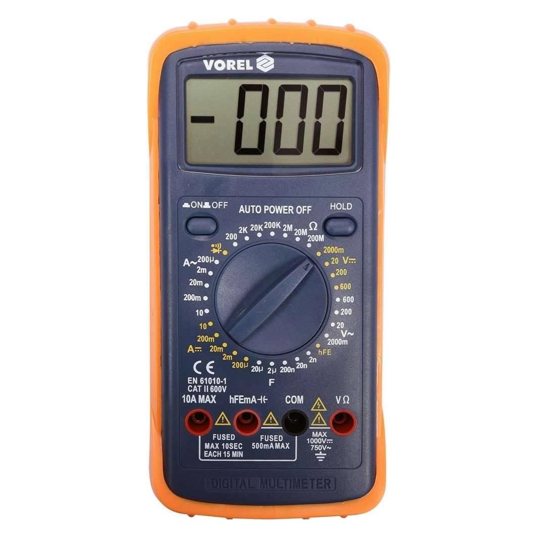 Vorel Universal Multimeter bis 600V / 10A (Hand-Multimeter) (T81783)