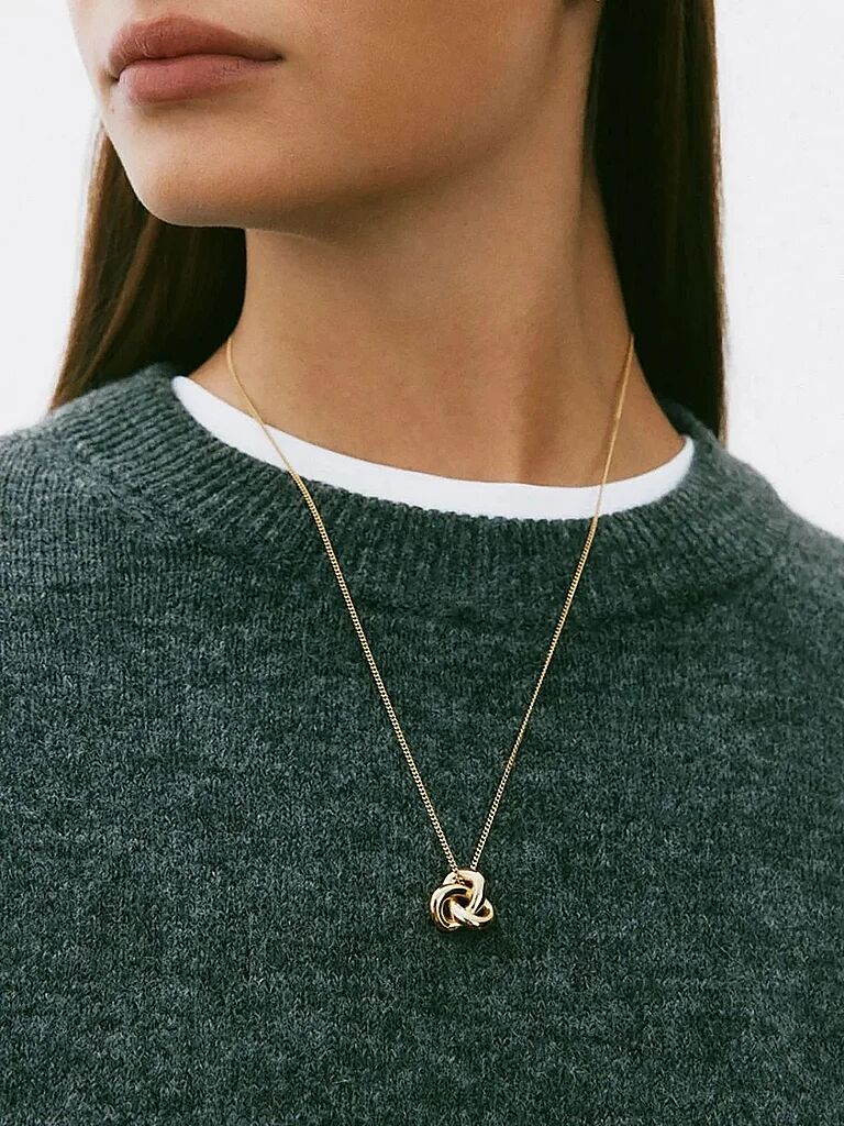 EDBLAD Halskette INFINITY KNOT NECKLACE Large gold W