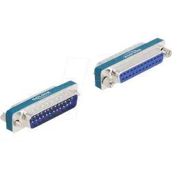 DELOCK 66549 - HF/EMI Entstörfilter, D-Sub 25 Pin Stecker / Buchse, Tiefpass