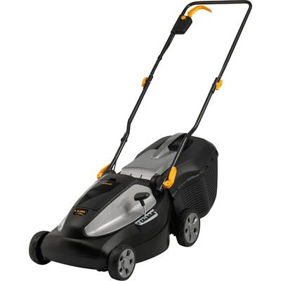 Akkurasenmäher ALPINA-GARDEN "AL 3820 Li", schwarz, B:143,9cm H:43,5cm T:91,4cm, Rasenmäher, inkl. 2x 4 Ah Akku und Ladegerät