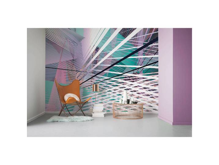 Papier peint intissé Space Grid Spring 400 x 250cm