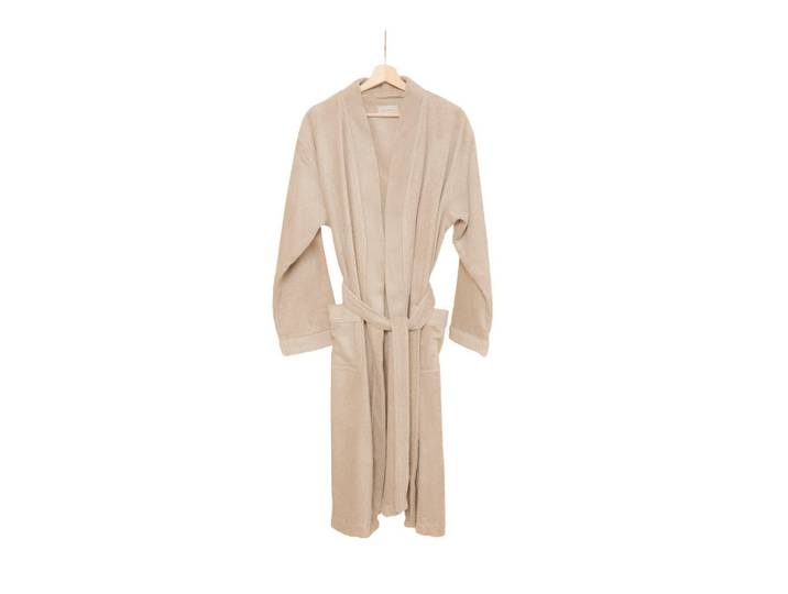 Bademantel Pure, Taupe, onesize, Heimtextilien, Badtextilien, Bademäntel