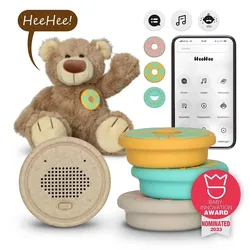 Alecto Kuscheltier Lautsprecher HeeHee Beige
