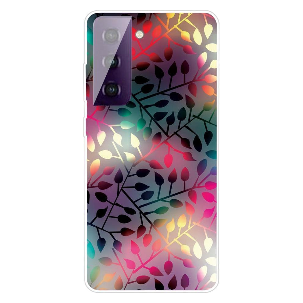 Cover-Discount Galaxy S21 FE - Silikon Gummi Hülle Blätter (Samsung Galaxy S21 FE) (101235615A)