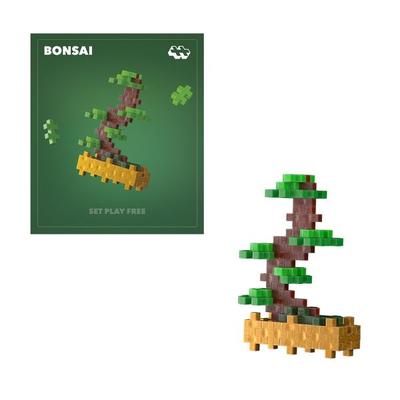 PLUS PLUS - 49 Kreativ Bausteine Bonsai grün