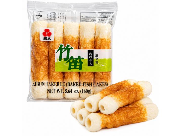 Kibun Takebue Chikuwa - Gâteau de poisson grillé 160 g