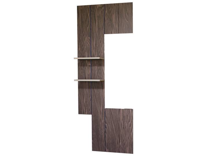 Stylife Wandpaneel, Nussbaumfarben, Holzwerkstoff, 89x225x22 cm, Wohnzimmer, Wohnwand, Wohnwand- Serien