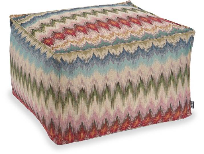 H.O.C.K. Sitzhocker H.O.C.K. Esra Hocker mit Biese 55x55x35cm boho, Hocker, Barhocker & Sitzhocker, Pouf, Badhocker, Wohnzimmer Hocker