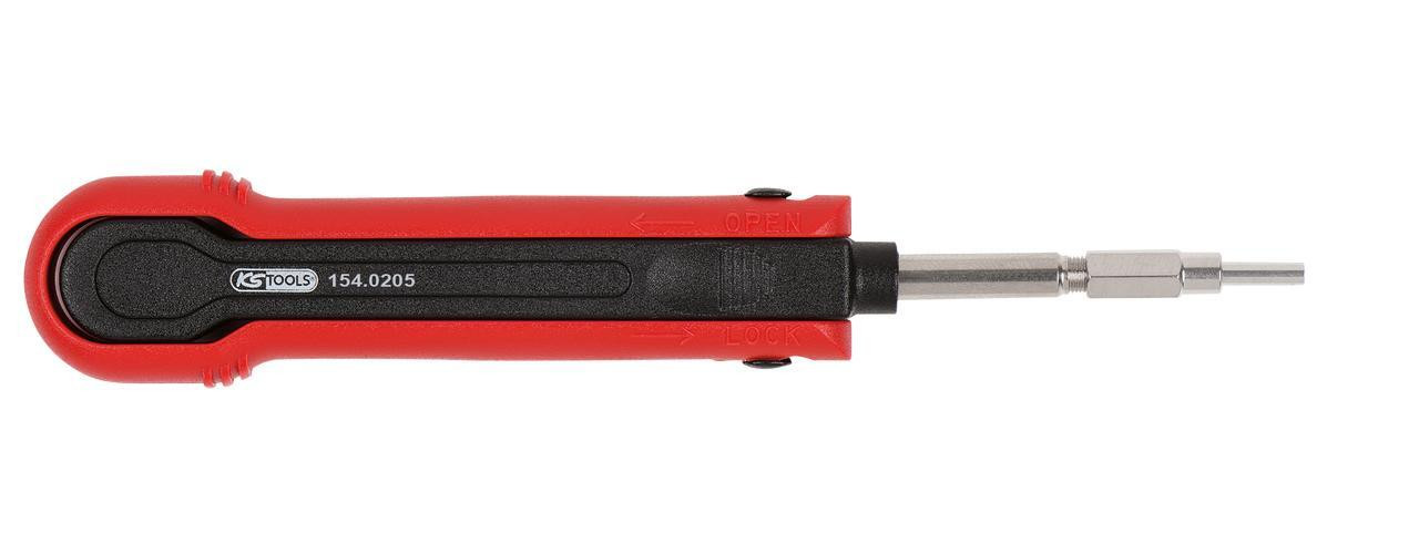 KS Tools Ontgrendelingsgereedschap voor platte en ronde connectoren model 154.0205, 152 mm
