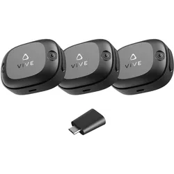 HTC VIVE Ultimate Tracker 3 1 Kit, Zubehör VR + AR, Schwarz