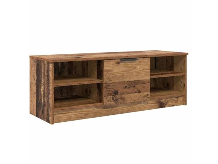 TV-Möbel, minimalistisch, modern, elegante Aufbewahrung, 102 x 35 x 36 cm, aus Holz, antik, 02_0052687