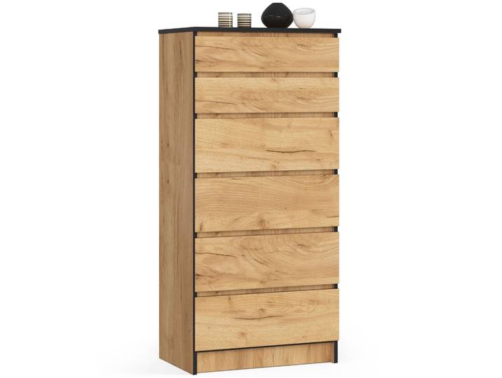 Kommode – Vertikaler Stauraum elegant gelöst – Craft Eiche