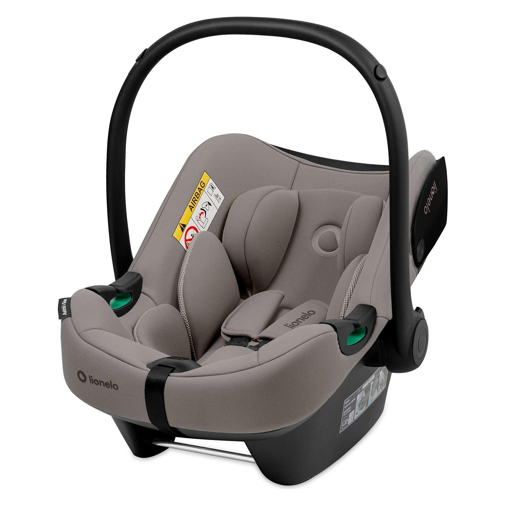 Lionelo Astrid I-Size (Babyschale, Kindersitz) (LO-ASTRID I-SIZE BEIGE TAUPE)
