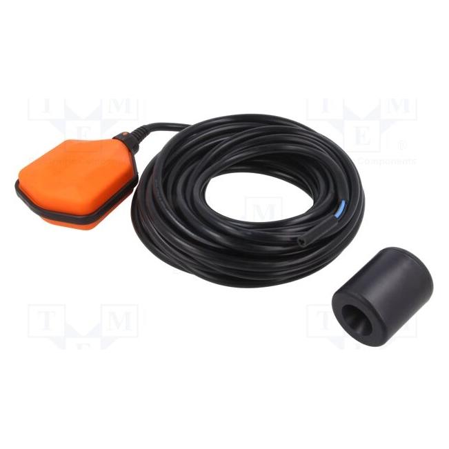 Lovato Schwimmerschalter mit 15 m PVC-Kabel für sauberes und graues Wasser mit Gegengewicht (LVFSP1W15) (LVFSP1W15)