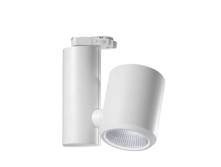 Egger Licht DLS LED-Schienenstrahler Kent Meat, weiß, 38° Meat, weiß / opal, Aluminium