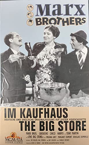 Charles Riesner - Marx Brothers - Im Kaufhaus (engl./deutsch) [VHS] - Preis vom 11.10.2026 03:10:56 h