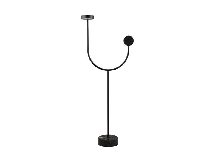 LED Design Stehlampe „Grasil“ mit Marmorsockel Schwarz AYTM
