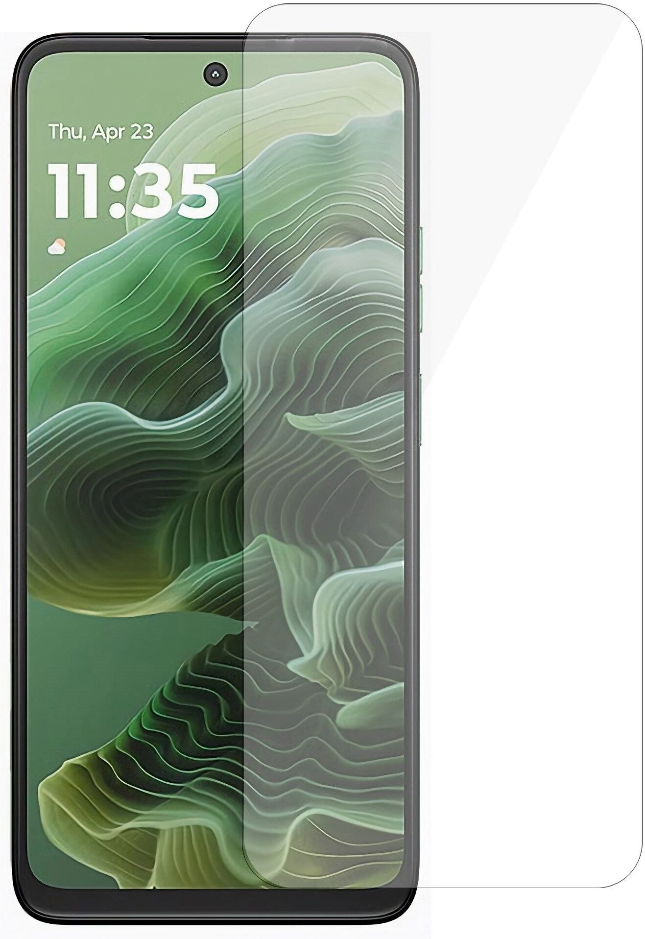 INCOVER Motorola Moto G35 5G Skærmbeskytter i Høj Aluminium-Silicon Glas 2.5D Arc Edge
