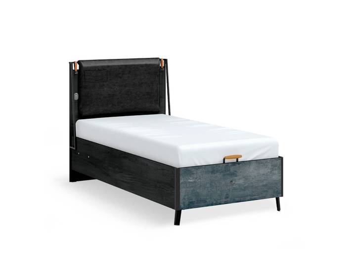 Bett Dark Metal Line