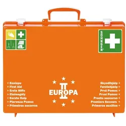 ALUDERM Erste-Hilfe-Koffer »EUROPA II« inklusive Inhaltsverzeichnis sowie Erste-Hilfe An, 40x30x15 cm