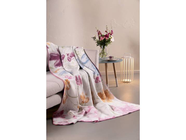 Couverture de jour Mariefleur 150 x 200cm Multicolore Coton
