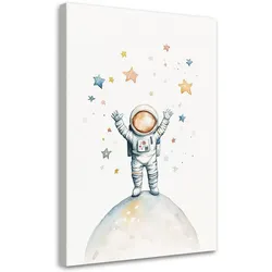 LEINWANDBILD Lein Boho-Sternastronaut 70x100cm