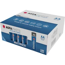 AGFA ALK 100X AA - Power, Alkaline Batterie, AA (Mignon), 100er-Pack