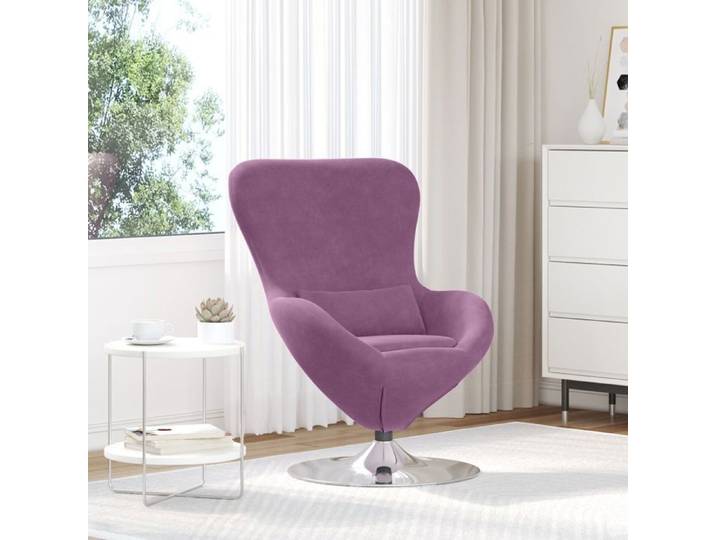 Fauteuil œuf - CLOUD - en Velours Pourpre - Taille Standard EU1195