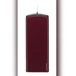 Kopschitz Kerzen Kerzen Quadratische Kerzen (Quader Kerzen) Bordeaux, 300 x 60 x 60 mm, 6 Stück