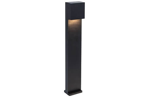 Lutec Gemini Xf Staande Tuinlamp - Zwart - Aluminium