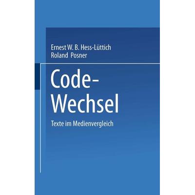 Code-Wechsel, Taschenbuch von , VS Verlag für Sozialwissenschaften, 978-3-531-12220-5
