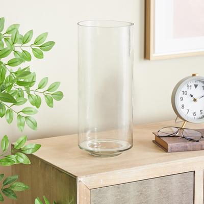 ARCILLA ELEMENTAL Clear Glass Decorative Vase