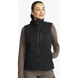 Flex Stretch Down Vest Damen Black, Größe:XL - Westen - Schwarz