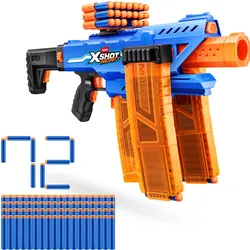 ZURU 36786 - XSHOT Insanity Clip Mania Blaster motorisiert (72 Darts)