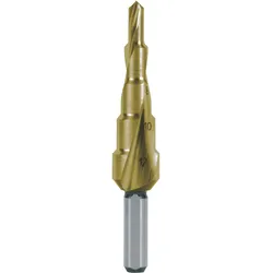 RUKO Stufenbohrer HSS TiN spiralgenutet mit Kreuzanschliff - 101050-5T