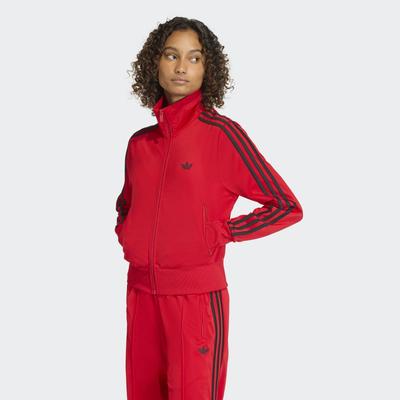 Trainingsjacke ADIDAS ORIGINALS "FIREBIRD CLASSIC", Damen, Gr. S, rot (better scarlet, schwarz), Obermaterial: 100% Polyester, Jacken Trainingsjacke, FIREBIRD, reguläre Passform