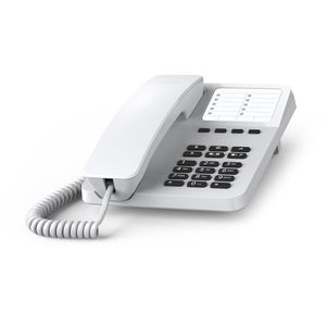 Gigaset Telefon DESK 400, weiß, schnurgebunden