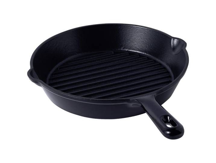 Grillpfanne Cara schwarz Gusseisen B 36 cm