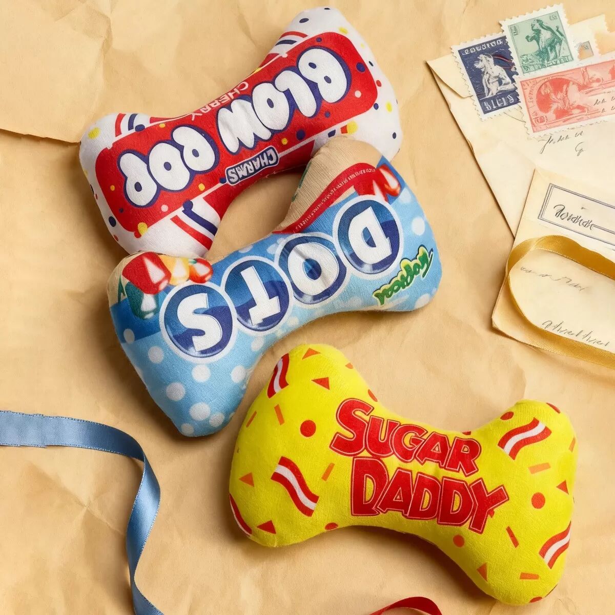 INF Jouet à mâcher en forme de bonbon pour chien : Dentition, nettoyage et amusement interactif